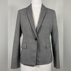 Hugo‎ Boss Micro-Pattern Tailored Blazer Single Button - Size 6